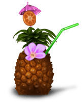 Coquetel de abacaxi