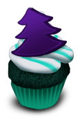 Cupcake de Natal