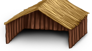 Casinha de madeira grande