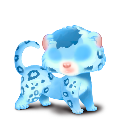 Adote um Furão Azul leopardo